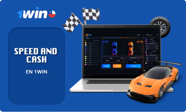 1win Speed and Cash juego crash del casino con auto